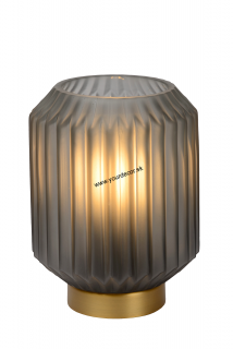 Stolná lampa SUENO Satin Grey 1/E14