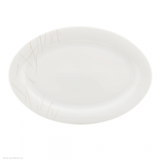 PETRA WHITE tanier oválny servírovací D35