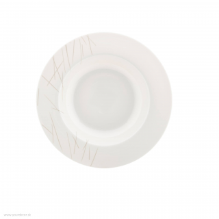 PETRA WHITE tanier polievkový D22, SET6ks