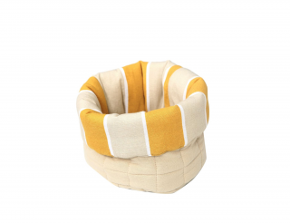 PAMUKKALE Yellow košík na chlieb obojstranný D18