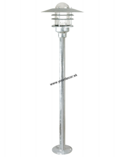 Stĺpik AGGER Galvanized Steel IP54, H83 cm