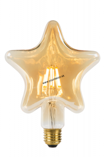 Žiarovka LED BULB STAR 6W E27 Amber 
