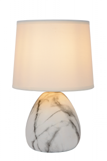 Stolná lampa MARMO White 1/E14
