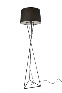 Stojatá lampa NEW YORK Black H150 cm
