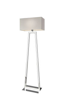 Stojatá lampa LYON Steel / White H152 cm