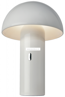 Stolná lampa SVAMP AKKU White H25 cm
