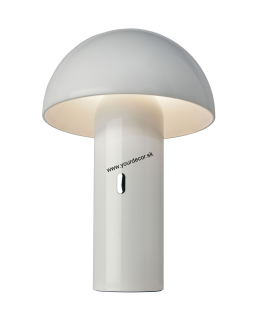 Stolná lampa SVAMP AKKU White H25 cm