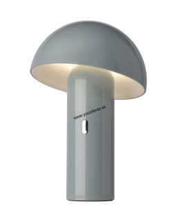 Stolná lampa SVAMP AKKU Grey H25 cm