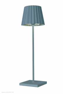 Stolná lampa TROLL 2.0 LED AKKU Modrá IP54