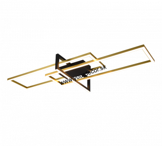 Stropné svietidlo SALINAS Brass mat LED34W, 3000K