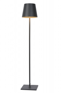 Stojatá lampa JUSTIN Black LED4,5W, IP54, Outdoor AKKU