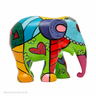Soška slona LOVE, H10cm