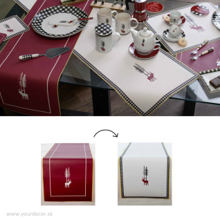 CORTINA vianočný behúň na stôl obojstranný L140 x 50 cm