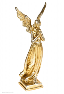 Soška Anjel Gold, H41,5 cm