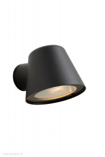 Nástenné svietidlo DINGO LED LED GU10/1x5W, Black, IP44