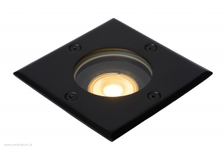 Podlahové svietidlo do exteriéru BILTIN, L10,8cm, GU10, Black, IP67