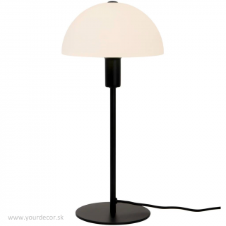 Stolná lampa ELLEN Čierna/Opal 1/E14 H41,5cm