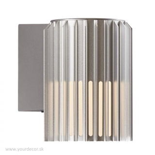 Nástenné svietidlo ALUDRA  Aluminium, 1/E27 IP54