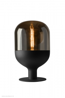 Stolná lampa DOME Gold/Black, H60cm,