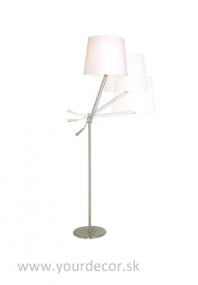 Stojatá lampa KNICK White / Nicke matt, E27, H165 cm