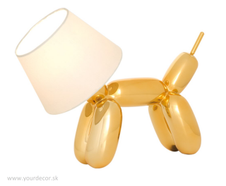 Stolná lampa DOGGY Gold 1/E14
