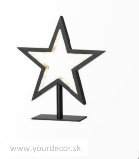 Hviezda LUCY-S LED1,5W, Black, H20 cm