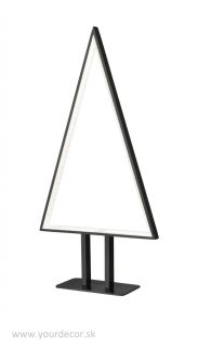 Stromček PINE LED3,2W, Black, H50 cm