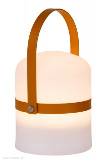 Stolná lampa LITTLE JOE White/Curry LED3W, IP44, Outdoor AKKU