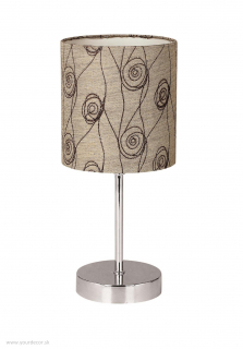 Stolná lampa EMILY Beige, H29 cm