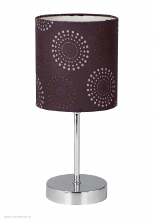 Stolná lampa EMILY Brown, H29 cm