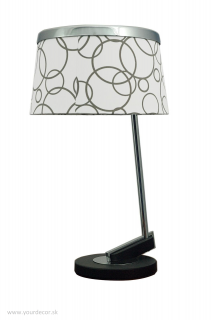 Stolná lampa IMPRESJA White / Chrome, H51 cm