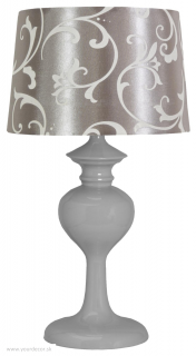 Stolná lampa BERKANE Grey / Grey, H37 cm