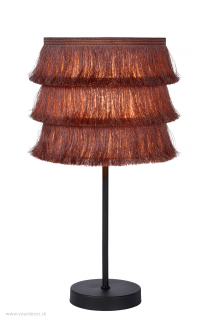Stolná lampa EXTRAVAGANZA TOGO Pink, 1/E14, H41 cm