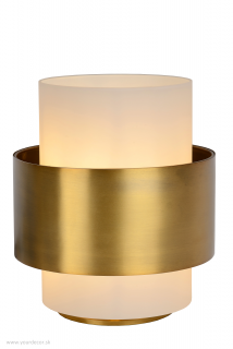 Stolná lampa FIRMIN Gold matt, E27/40W, H23,5 cm