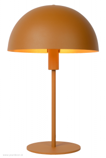 Stolná lampa SIEMON Ocher Yellow, 1/E14, H40 cm