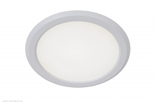 Svietidlo podhľadové TENDO White LED9W, 3000K, D11,6cm