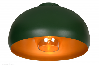 Stropné svietidlo SHARAN Green, 1/E27, D38 cm