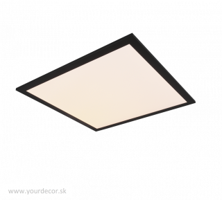 Stropné svietidlo ALPHA Black, LED18W, 3000K, L45x45cm