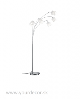 Stojatá lampa TOMMY White, 5/E14, H200cm
