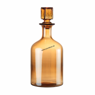 1M150 Váza - Fľaša ISLA Amber, H42 cm