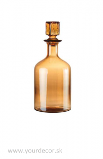 1M150 Váza - Fľaša ISLA Amber, H42 cm
