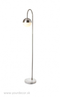 1G135 Stojatá lampa REINA, Steel/Marble, 1/E27, H160cm