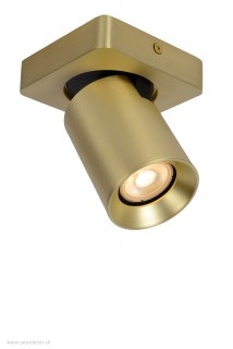 Stropné svietidlo NIGEL Matt Gold/Brass LED 1x5W GU10 