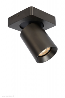 Stropné svietidlo NIGEL Black Steel LED 1x5W GU10 