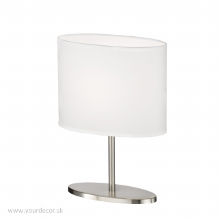 Stolná lampa MOMO White/Ni.mat 1/E14, H27cm