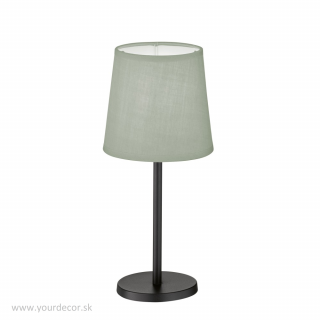 Stolná lampa EVE Grey Light/Black 1/E14, H30cm