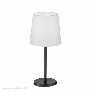Stolná lampa EVE White/Black 1/E14, H30cm