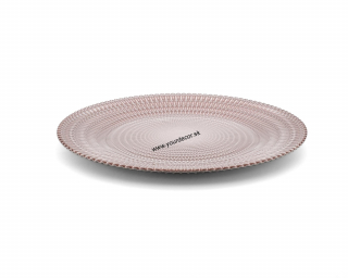 SMIRNE Pink tanier servírovací D34