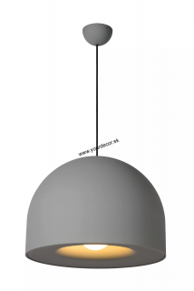 Závesné svietidlo AKRON Grey 1/E27, D50cm