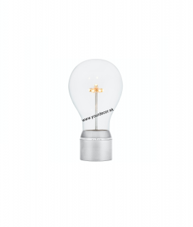 EDISON MANHATTAN levitujúca LED žiarovka chróm